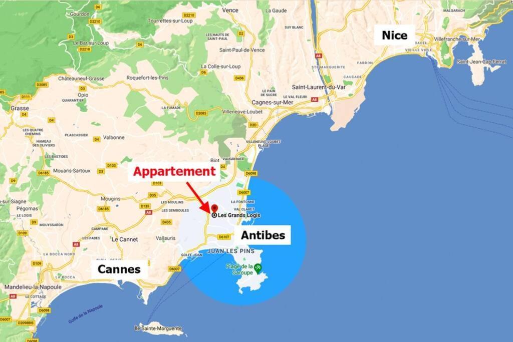 Casalionelantibes 70 Sqm Apartment With Garden And Parking المظهر الخارجي الصورة